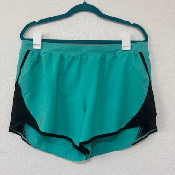 Under Armour Womens Fly‎ By 2.0 Running Short's Size XL color Neptune EUC - Picture 1 of 7